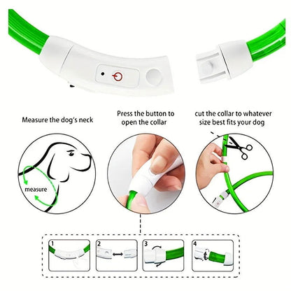 Dog glow collar - Pawsy Vibe