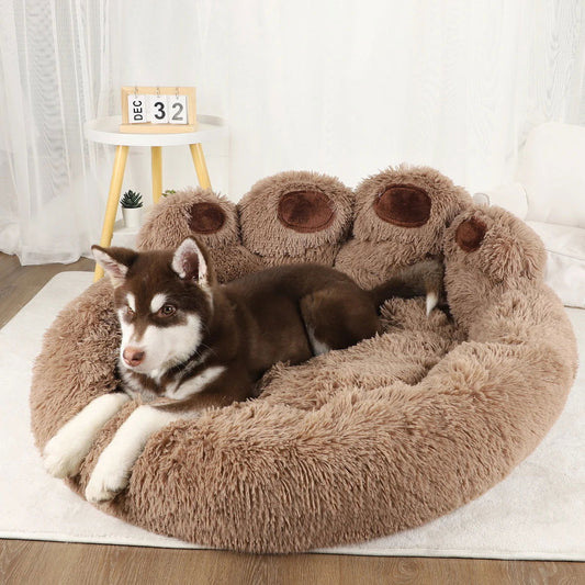 Fluffy Dog Bed - Pawsy Vibe